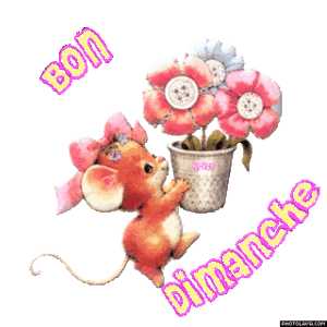 Gif animé Bon dimanche souris